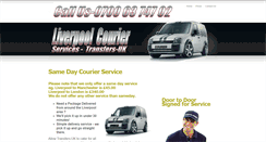 Desktop Screenshot of courier.liverpool-transfers.com